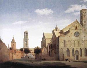 St Mary's Square and St Mary's Church at Utrecht 1662