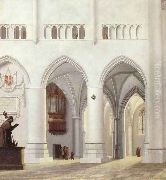 Interior of the Church of St Bavo at Haarlem 1630 - view 1
