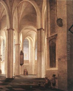 The Interior of the Buurkerk at Utrecht 1644