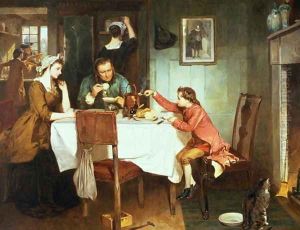 The Young James Watt Playing with Steam
