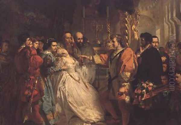 Claudio, deceived by Don John, accuses Hero, from Much Ado About Nothing - view 1