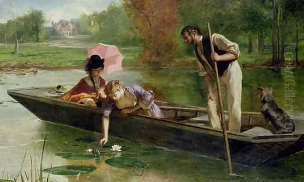 A Pleasant Spot on the Thames, 1863 - view 1
