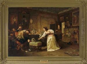 Stealing the Keys, c.1866 by Marcus Stone