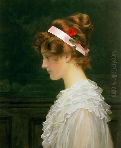 Profile of a young girl - view 1