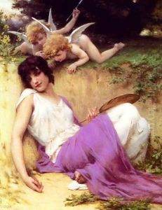Beautiful Girl Angel by Guillaume Seignac