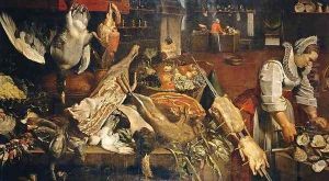Kitchen Still-Life 1605-10 by Frans Snyders
