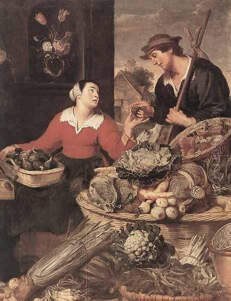 Fruit and Vegetable Stall (detail) - view 1