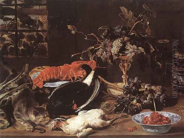 Still-life with Crab and Fruit - view 1