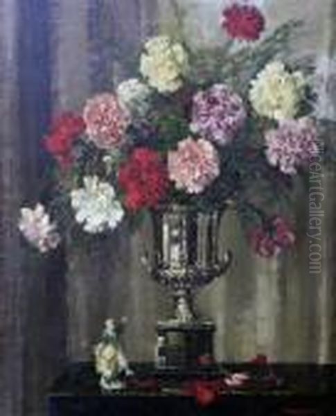 Carnations And A Gay Lady - view 1