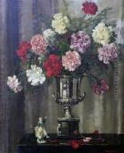 Carnations And A Gay Lady Carnations And A Gay Lady