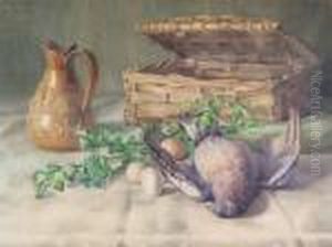 Still Life With Stock Dove And Eggs