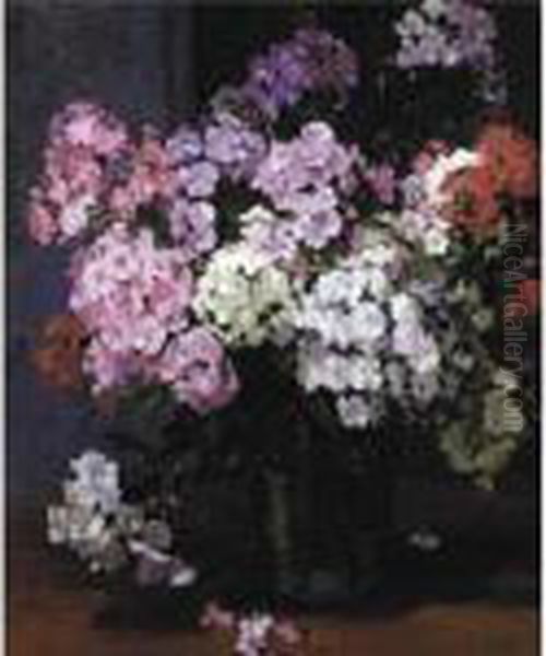 Still Life Of Geraniums - view 1