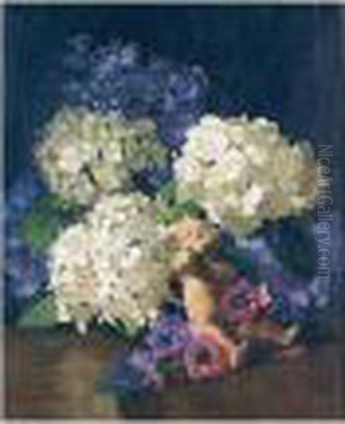 Flowers In A Vase With Mannequin - view 1