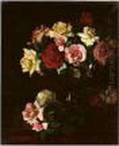 Roses by David the Elder Richter