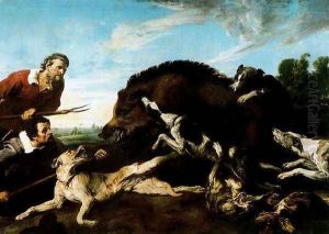 The boar hunting