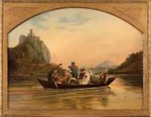 Die Uberfahrt Uber Die Elbe Am Schreckenstein