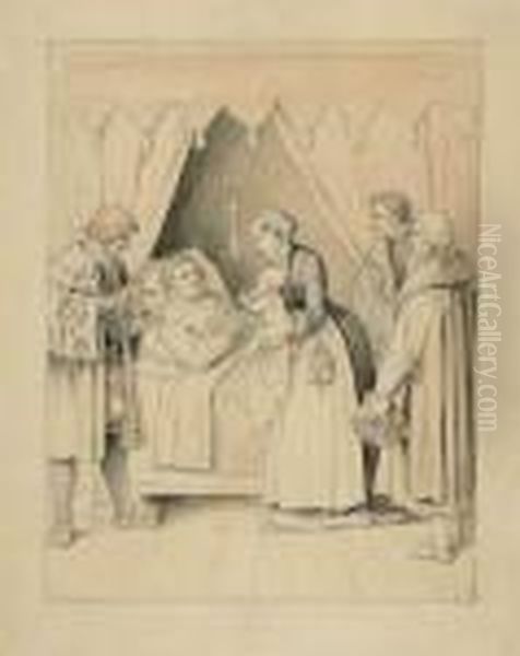 Martin Luther Am Sterbebett. - view 1