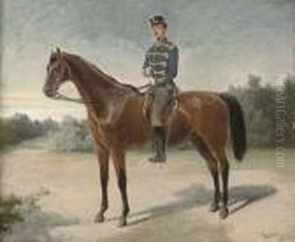 An Austrian Cavalry Officer - view 1