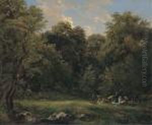 Dejeuner Sur L'herbe by Adrian Ludwig Richter
