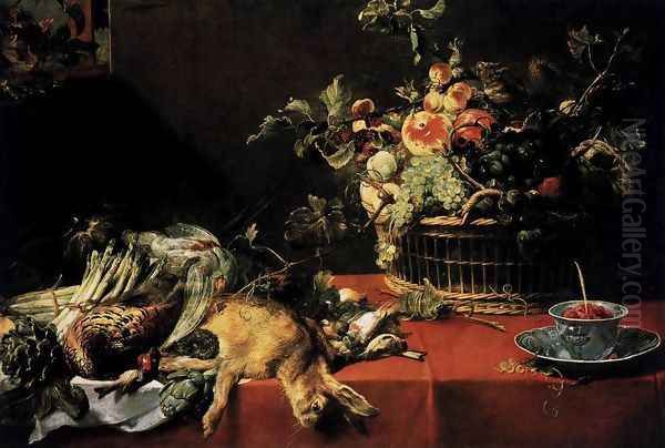 Still-Life with Fruit Basket and Game - view 1