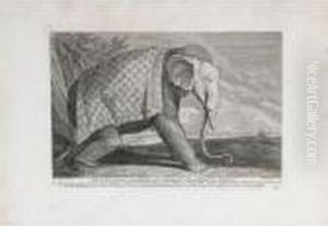 Elephants And Camels by Johann Elias Ridinger or Riedinger