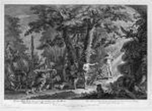 Das Paradies by Johann Elias Ridinger or Riedinger
