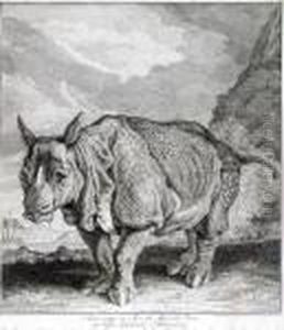 Elephanten by Johann Elias Ridinger or Riedinger