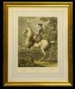 Equestrian Scenes by Johann Elias Ridinger or Riedinger