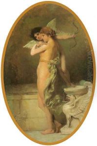 Eros and Psyche by Henryk Hector Siemiradzki