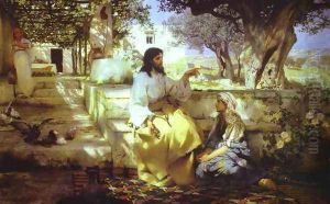 Christ in the House of Martha and Mary by Henryk Hector Siemiradzki