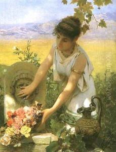 Girl at the Spring by Henryk Hector Siemiradzki