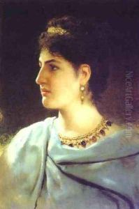 Portrait of a Roman Woman by Henryk Hector Siemiradzki