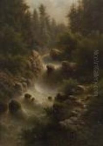 La Cascade by Albert Rieger