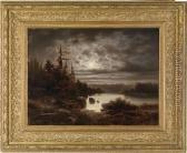 Moonlitnight Over A Moorland - view 1