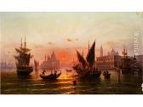 Venedig Bei Sonnenuntergang - view 1
