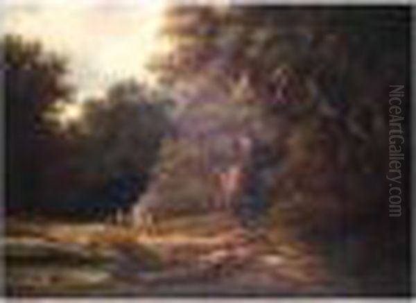 A Woodland Camp - view 1