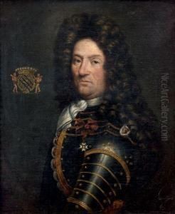 Portrait De Claude Antoine De Marenches by Hyacinthe Rigaud
