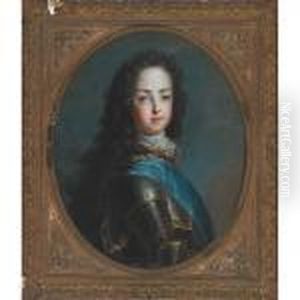 Portrait Of Louis Xv As A Young Man In Armour