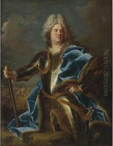 Portrait Of A Man, Traditionally Called Claude Louis Hector, Duc Devillars (1653-1734) - view 1