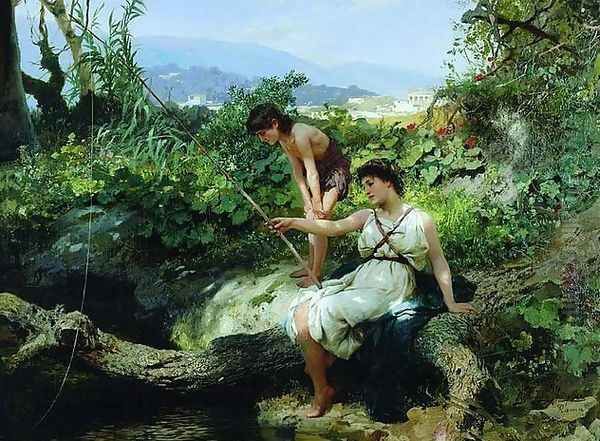 Roman Idyll - Fishing - view 1