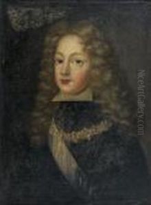 Portrait Du Roi Philippe V D'espagne Portant La Toison D'or