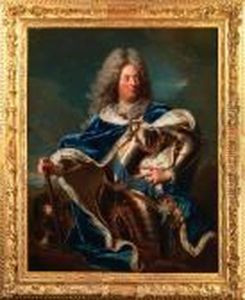Portrait Des Duc D'antin by Hyacinthe Rigaud