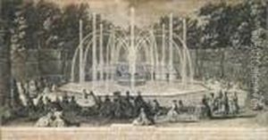 Les Trois
Fontaines Et Le Bassin D'apollon