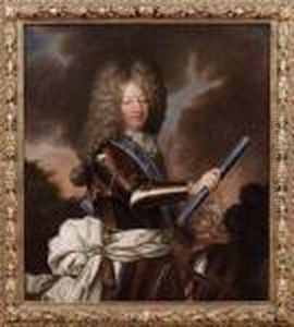 Ritratto Di Nobile Condottiero by Hyacinthe Rigaud