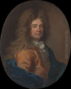 Portrait Of A Man by Hyacinthe Rigaud