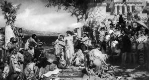 Phryne at the Festival of Poseidon in Eleusin by Henryk Hector Siemiradzki