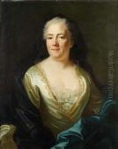 Portrait De Femme De Qualite, Dite La Princesse by Hyacinthe Rigaud