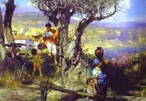 Ancient Rome In A Village 1880s Ancient Rome In A Village 1880s