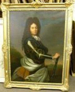 Portrait Of The Duc D'orleans by Hyacinthe Rigaud