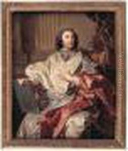 Portrait De Monseigneur De Saint Albin, Archeveque De Cambrai by Hyacinthe Rigaud